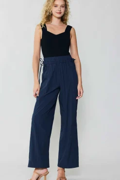 Current Air Pants-Adjustable Waist Pants NAVY