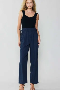 Current Air Pants-Adjustable Waist Pants NAVY
