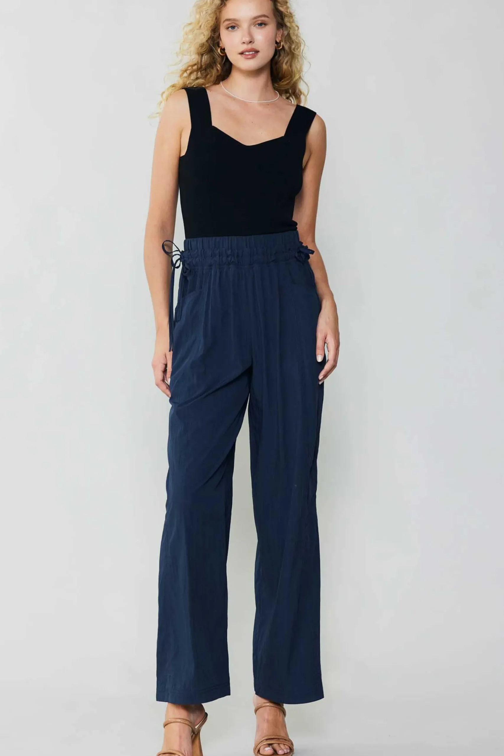 Current Air Pants-Adjustable Waist Pants NAVY