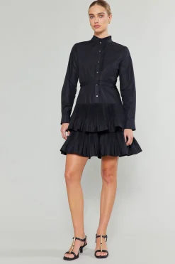Current Air Mini Dresses-Anberlin Mini Dress BLACK