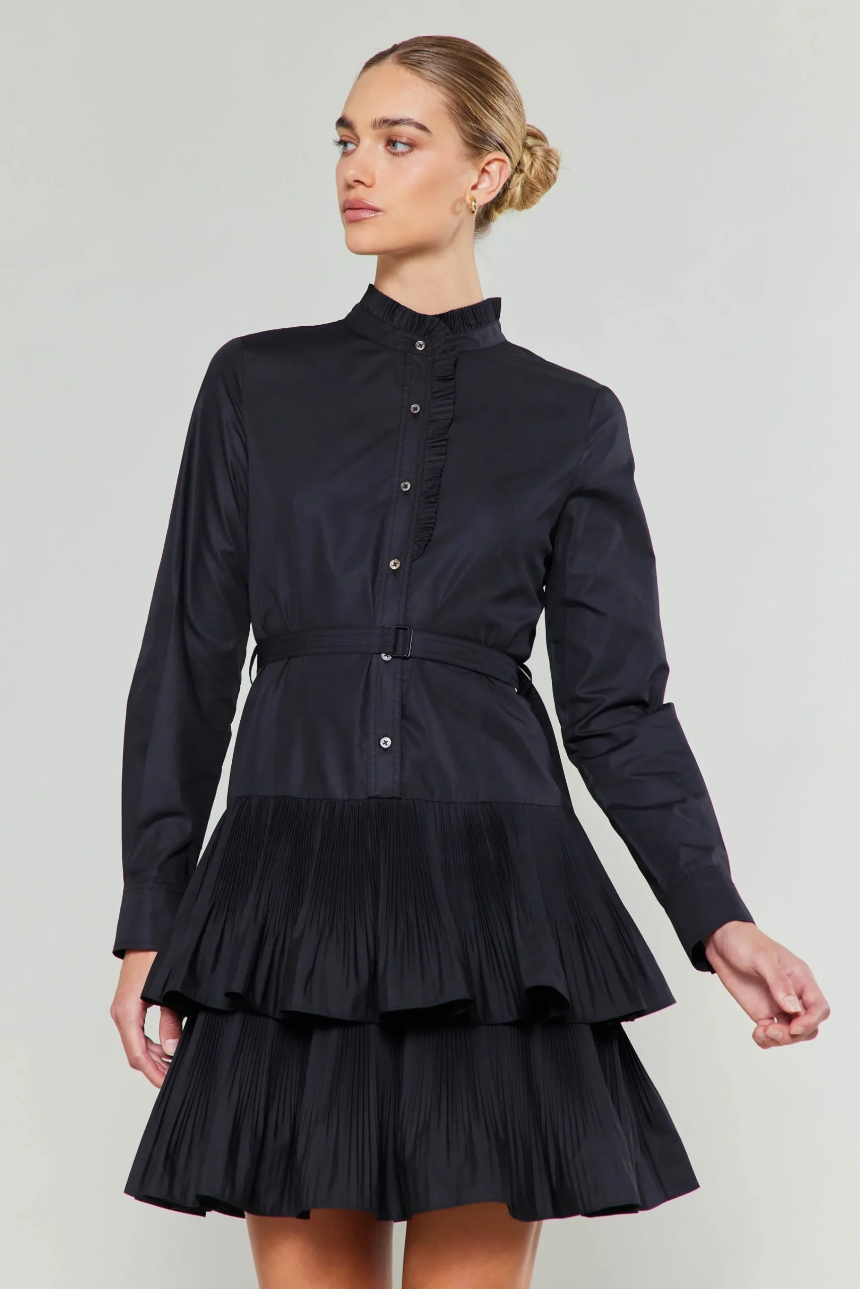 Current Air Mini Dresses-Anberlin Mini Dress BLACK