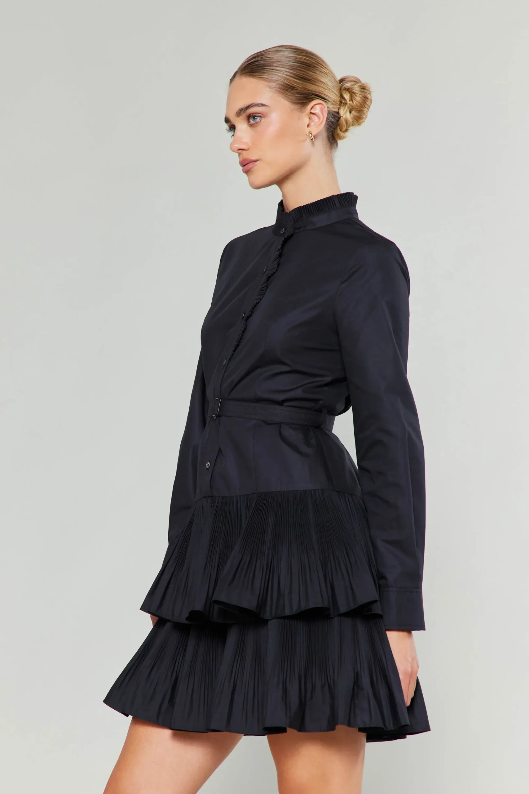 Current Air Mini Dresses-Anberlin Mini Dress BLACK