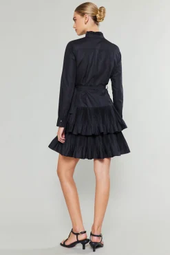 Current Air Mini Dresses-Anberlin Mini Dress BLACK