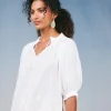 Current Air Short Sleeve Tops | Long Sleeve Tops-Angelica Pleated Blouse WHITE