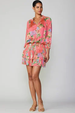 Current Air Mini Dresses-Aurelie Floral Mini Dress BRINKPINK