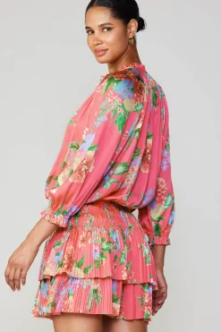 Current Air Mini Dresses-Aurelie Floral Mini Dress BRINKPINK