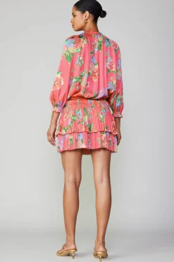 Current Air Mini Dresses-Aurelie Floral Mini Dress BRINKPINK