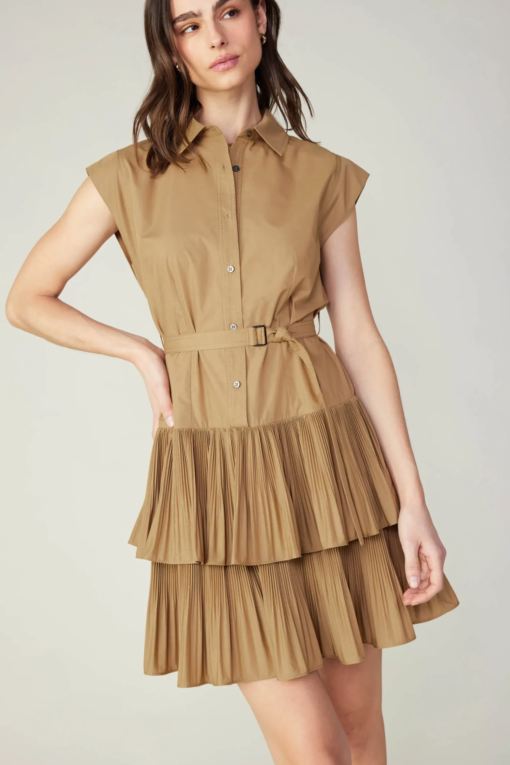Current Air Mini Dresses-Berlin Mini Dress LATTE
