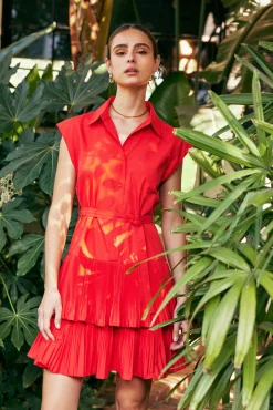 Current Air Mini Dresses-Berlin Mini Dress RED