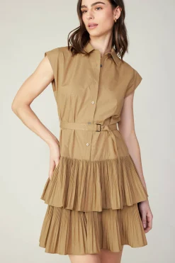Current Air Mini Dresses-Berlin Mini Dress LATTE