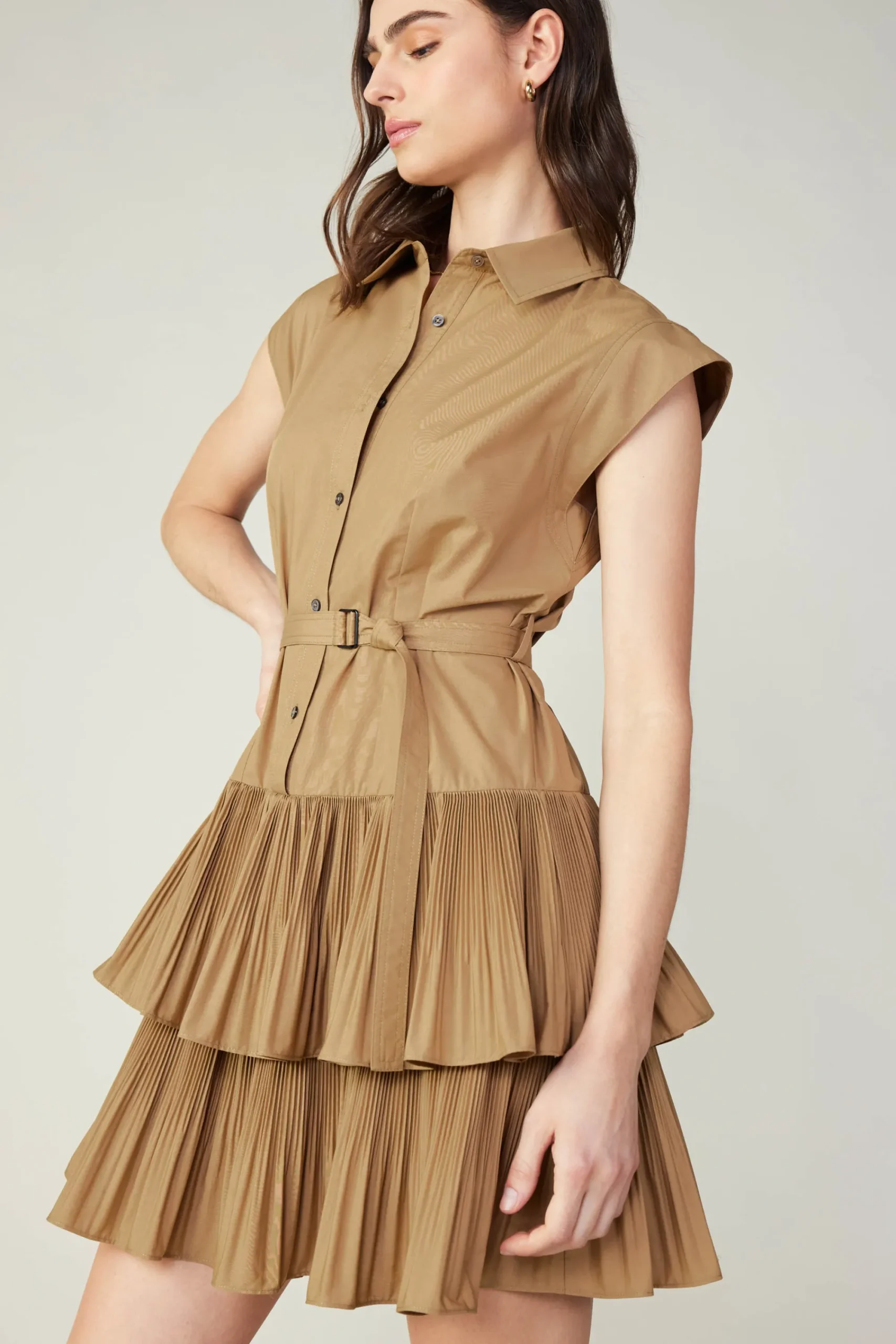 Current Air Mini Dresses-Berlin Mini Dress LATTE
