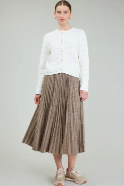 Current Air Cardigans-Buttonup Cardigan IVORY