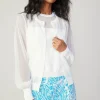 Current Air Knitwear | Cardigans-Cardigan Cami Set WHITE
