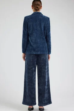Current Air Coats & Jackets-Corduroy Blazer DARKBLUE