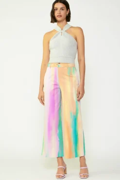 Current Air Sleeveless Tops | Sweaters-Cross Sweater Tank Top LIGHTGREY
