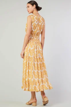 Current Air Maxi Dresses | Midi Dresses-Daisy Jacquard Maxi Dress MARMALADE