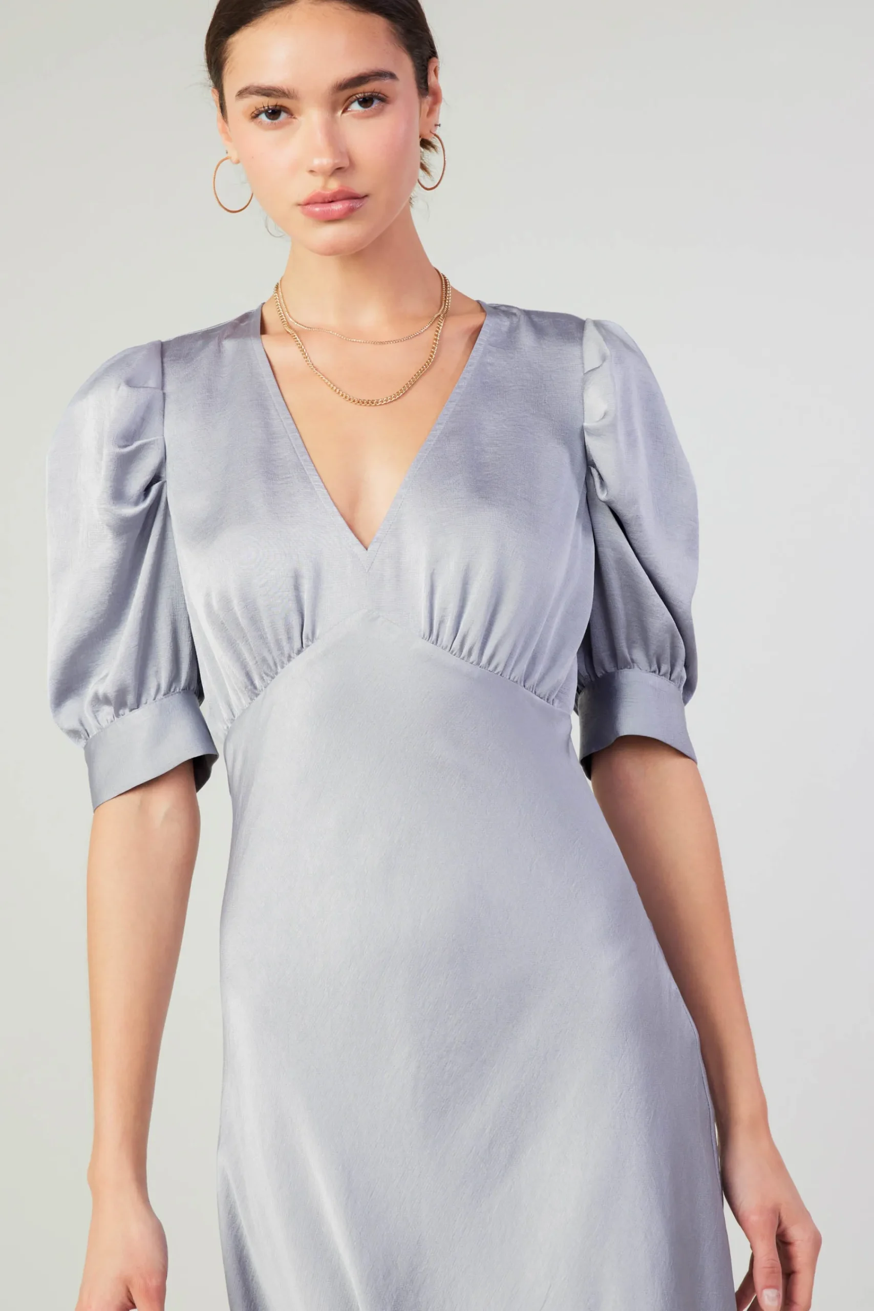 Current Air Maxi Dresses-Diana Maxi Dress SILVER