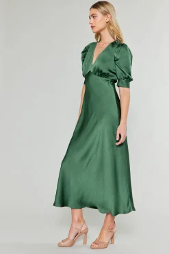 Current Air Maxi Dresses-Diana Maxi Dress FORESTGREEN