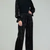 Current Air Pants-Elastic Waist Long Pants BLACKBRONZEMULTI