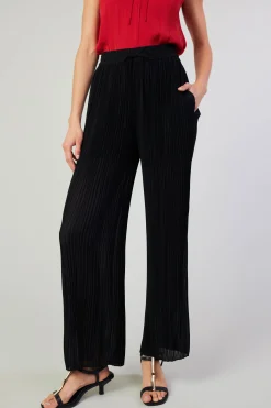 Current Air Pants-Pleated Pullover Pants BLACK
