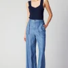Current Air Pants-Pocket Cargo Pants CHAMBRAY