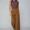 Current Air Pants-Pocket Detail Cargo Pant COCOA