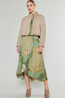 Current Air Coats & Jackets-Quilted Puff Jacket TAUPE