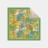 Current Air Accessories-Recycled Signature Print Large Scarf FLORALCOLORBLOCK