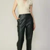 Current Air Sleeveless Tops-Ribbed Collar Sweater Vest BONE