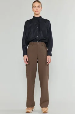 Current Air Pants-Side Pocket Pants BROWN