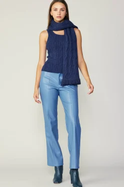 Current Air Knitwear | Sweaters-Sweater Shrug Top Set MIDNIGHTBLUE