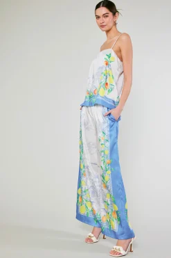 Current Air Pants-Tuscan Citrus Pants BLUELEMONGARDEN