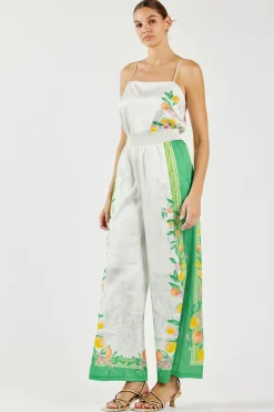 Current Air Pants-Tuscan Citrus Pants GREENLEMONGARDEN