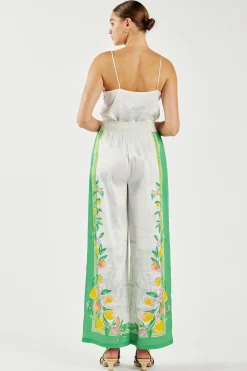 Current Air Pants-Tuscan Citrus Pants GREENLEMONGARDEN