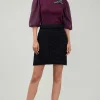 Current Air Skirts-Tweed Mini Skirt BLACK