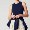 Current Air Cardigans-Two Piece Cardigan Set NAVY