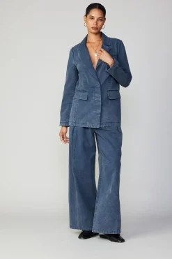 Current Air Coats & Jackets-Vintage Denim Jacket VINTAGEINDIGO