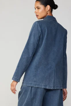 Current Air Coats & Jackets-Vintage Denim Jacket VINTAGEINDIGO