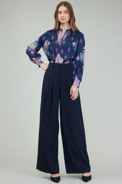 Current Air Pants-Wide Leg Trousers SLATENAVY