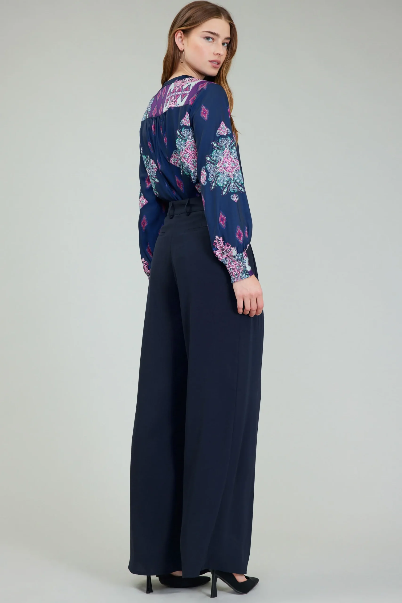 Current Air Pants-Wide Leg Trousers SLATENAVY